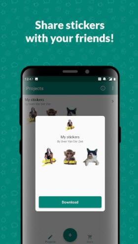 طريقة عمل ملصقات في الواتس اب للايفون والآندرويد 2021 WhatsApp Sticker Maker