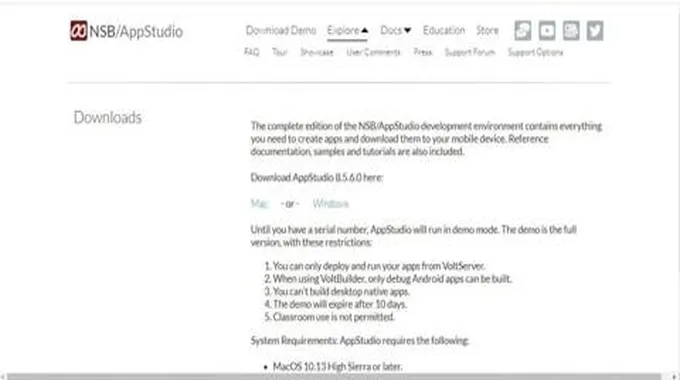 تحميل برنامج Nsb Appstudio مجانا برابط مباشر